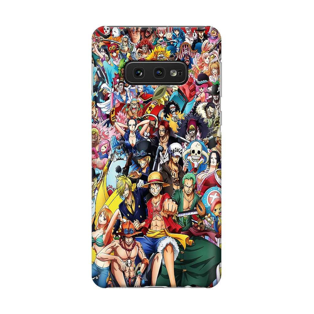 One Piece Characters In New World Galaxy S10e Case