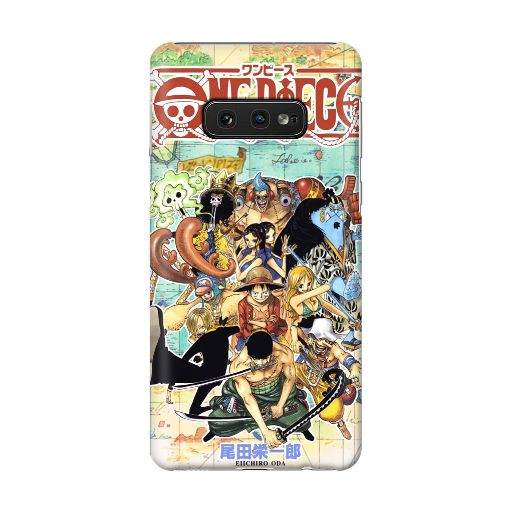 One Piece Comic Straw Hat Pirate Galaxy S10e Case