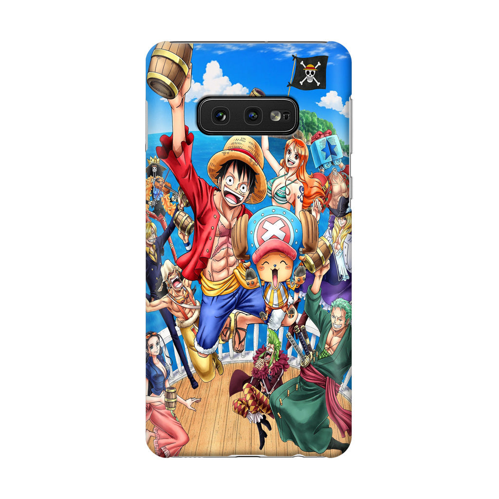 Straw Hat Pirates And Allies Galaxy S10e Case