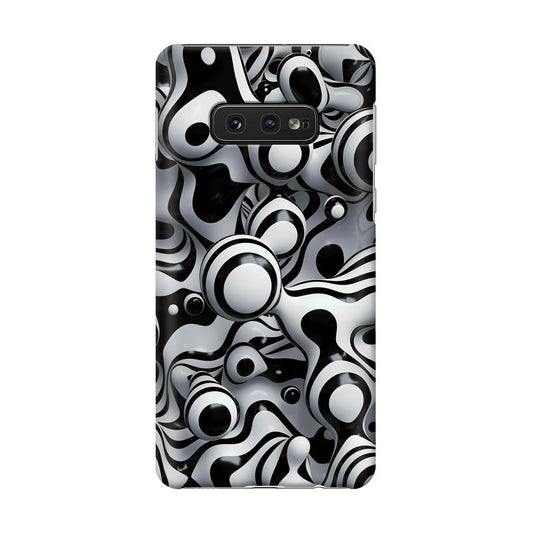 Abstract Art Black White Galaxy S10e Case