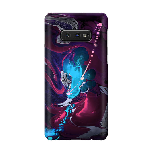 Abstract Purple Blue Art Galaxy S10e Case