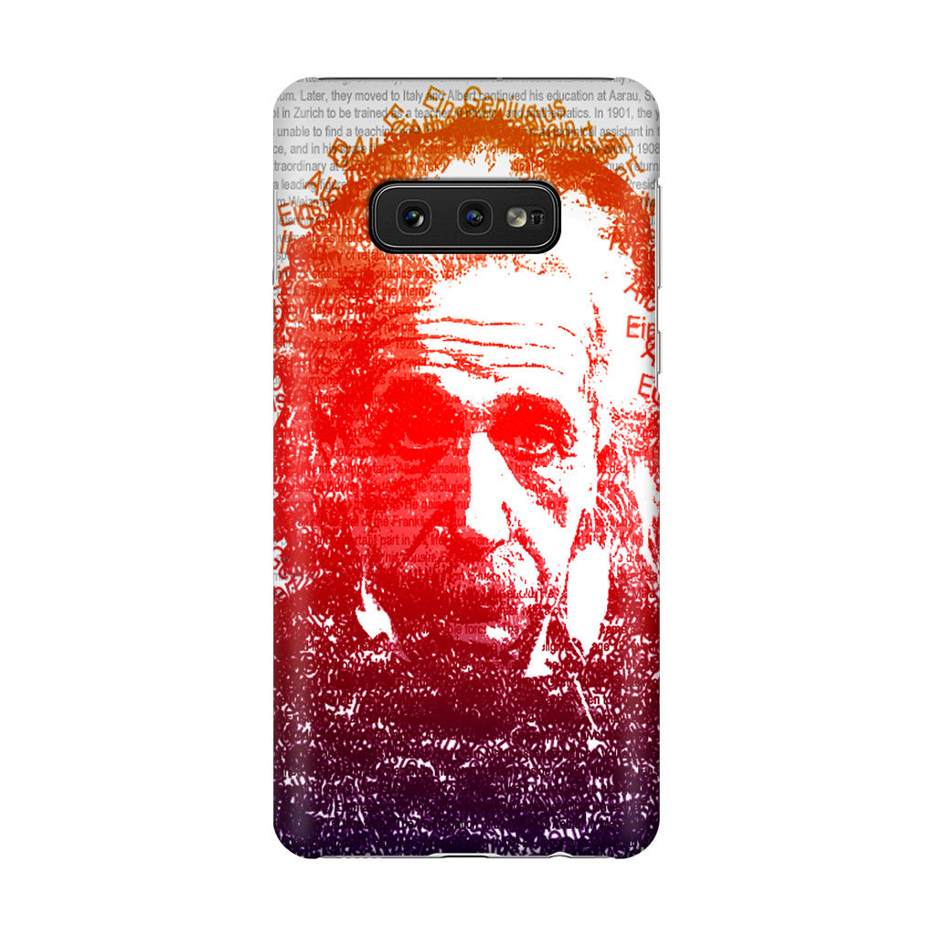 Albert Einstein Art Galaxy S10e Case