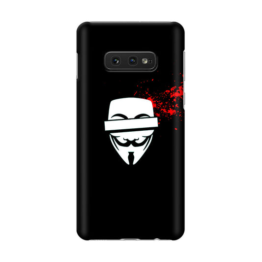 Anonymous Blood Splashes Galaxy S10e Case