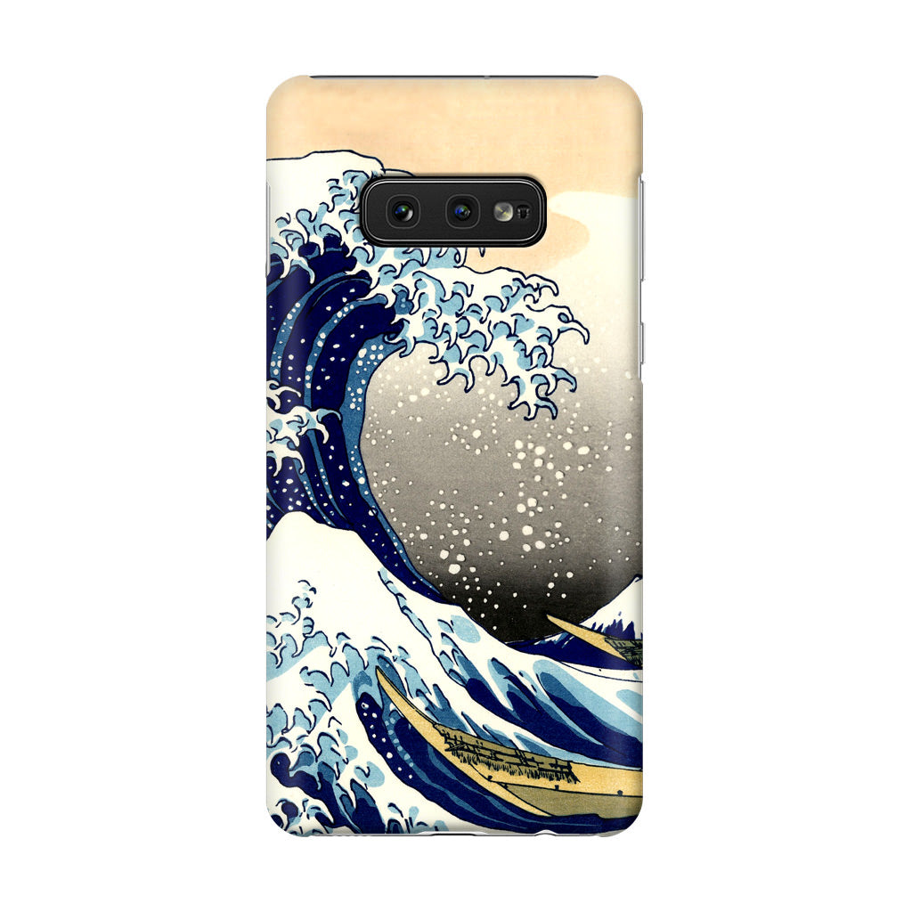 Artistic the Great Wave off Kanagawa Galaxy S10e Case