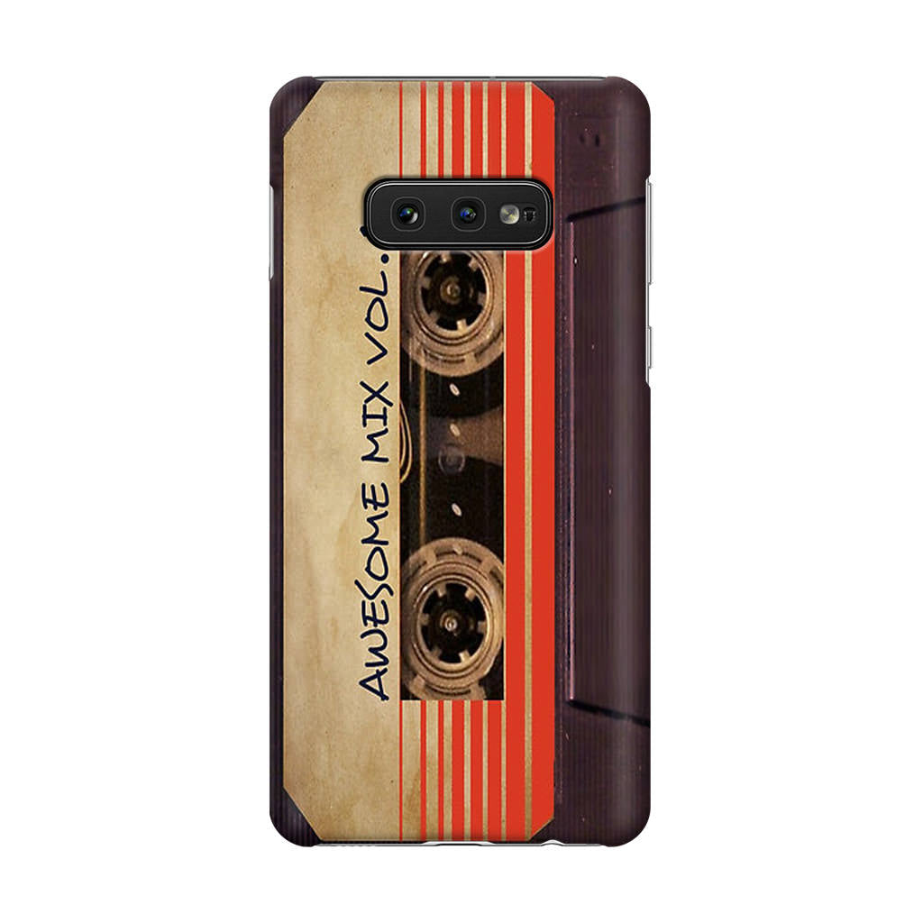 Awesome Mix Vol 1 Cassette Galaxy S10e Case