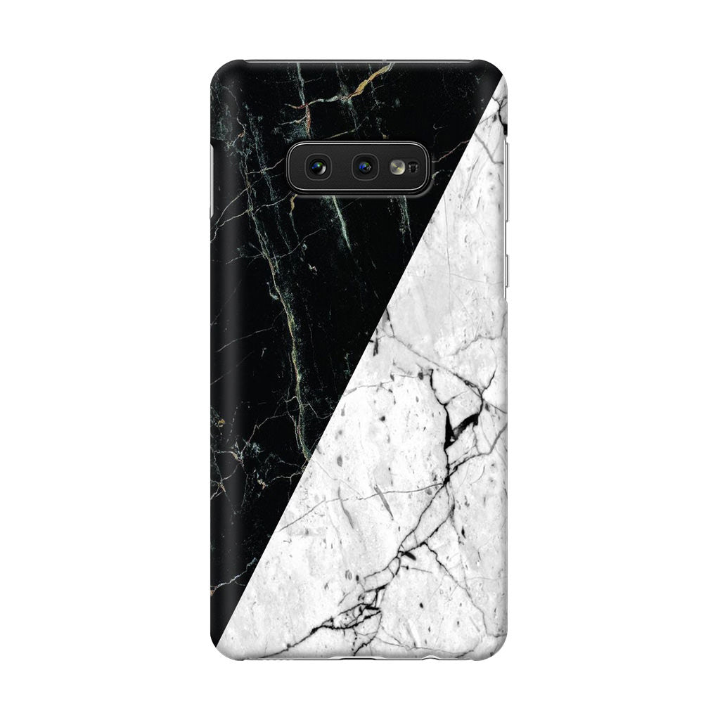 B&W Marble Galaxy S10e Case