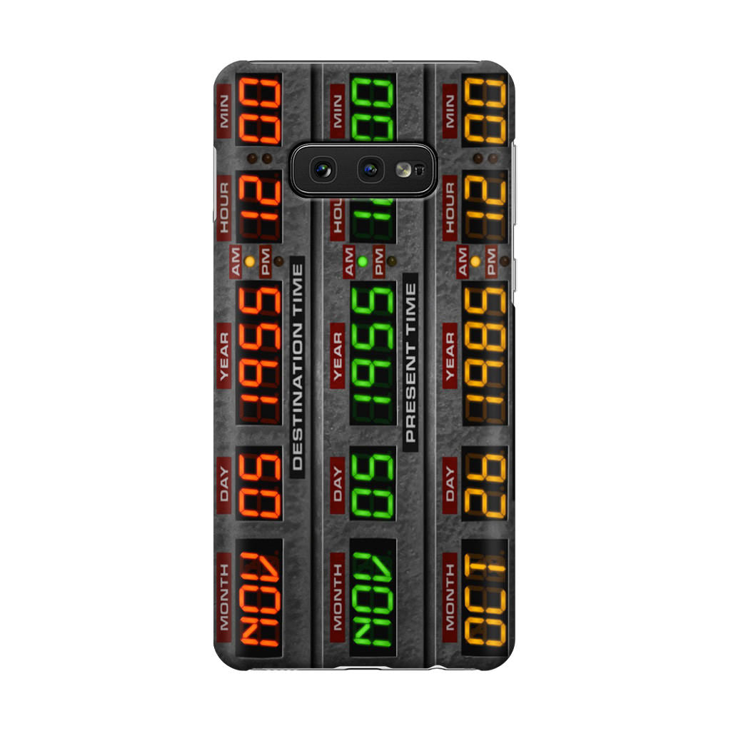 Back To The Future Time Circuits Galaxy S10e Case