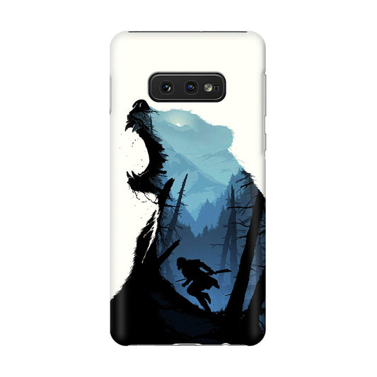 Bear Hunter Art Galaxy S10e Case