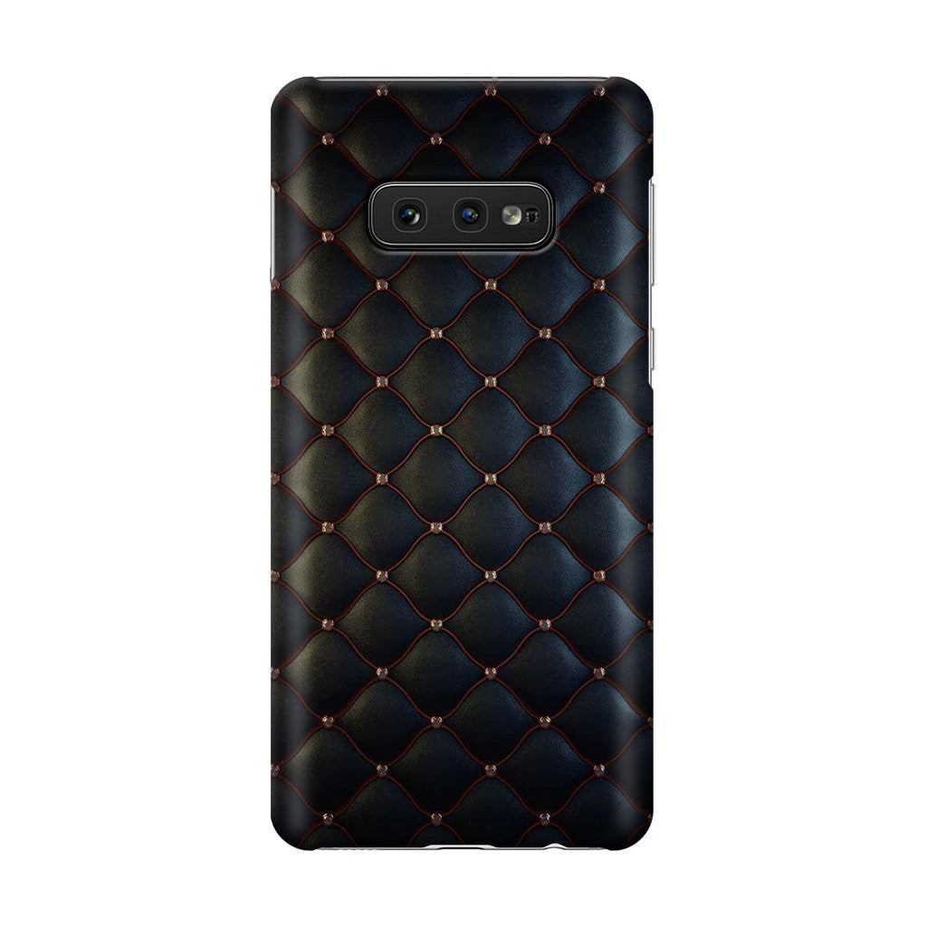 Black Royal Pattern Galaxy S10e Case