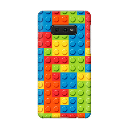 Blocks Rainbow Pattern Galaxy S10e Case