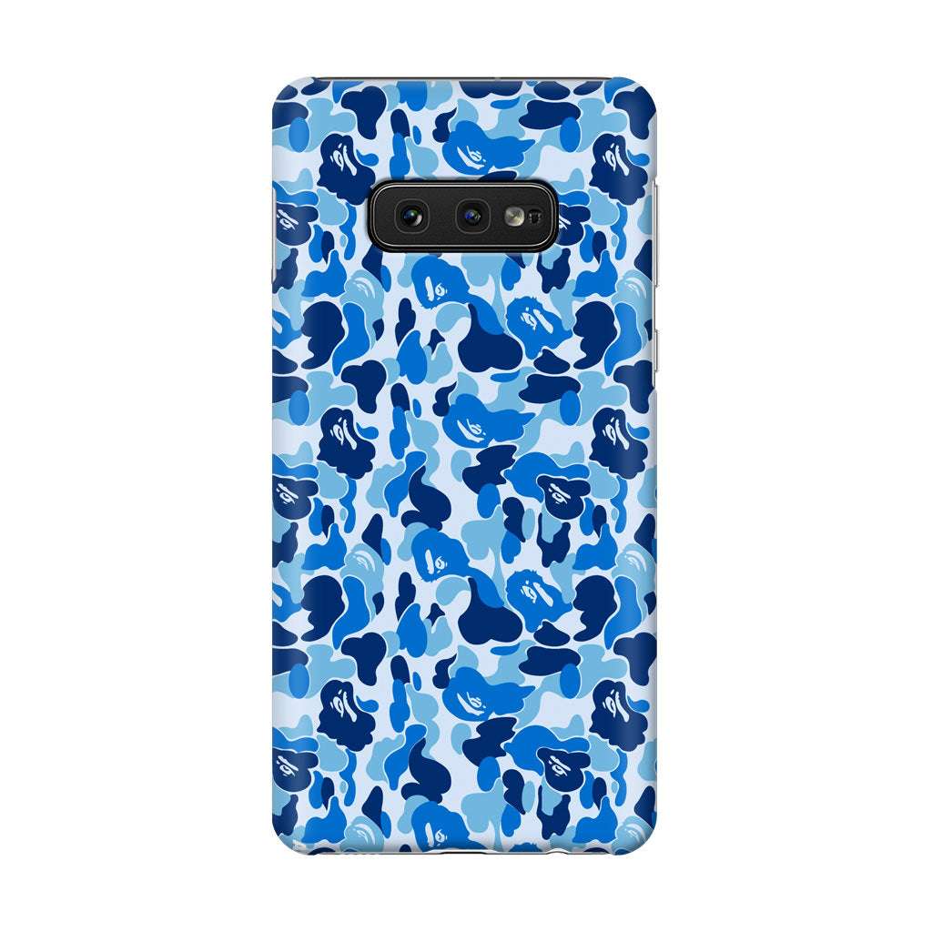 Blue Camo Galaxy S10e Case