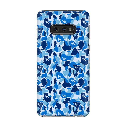 Blue Camo Galaxy S10e Case