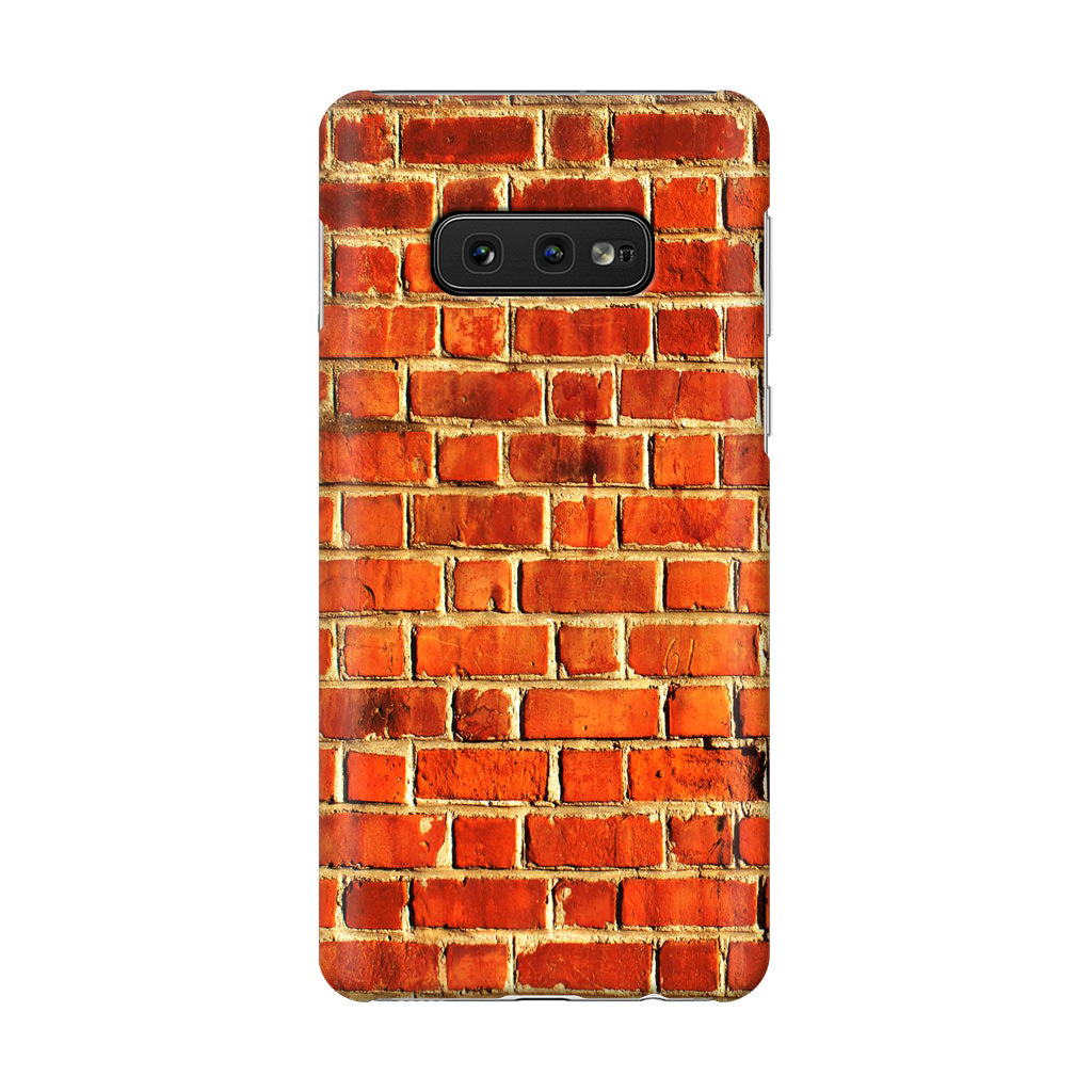 Brick Wall Pattern Galaxy S10e Case