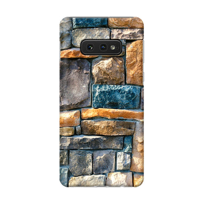 Colored Stone Piles Galaxy S10e Case