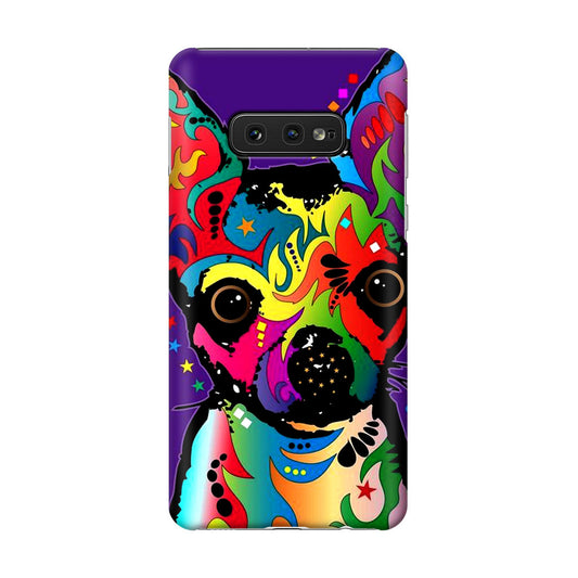 Colorful Chihuahua Galaxy S10e Case