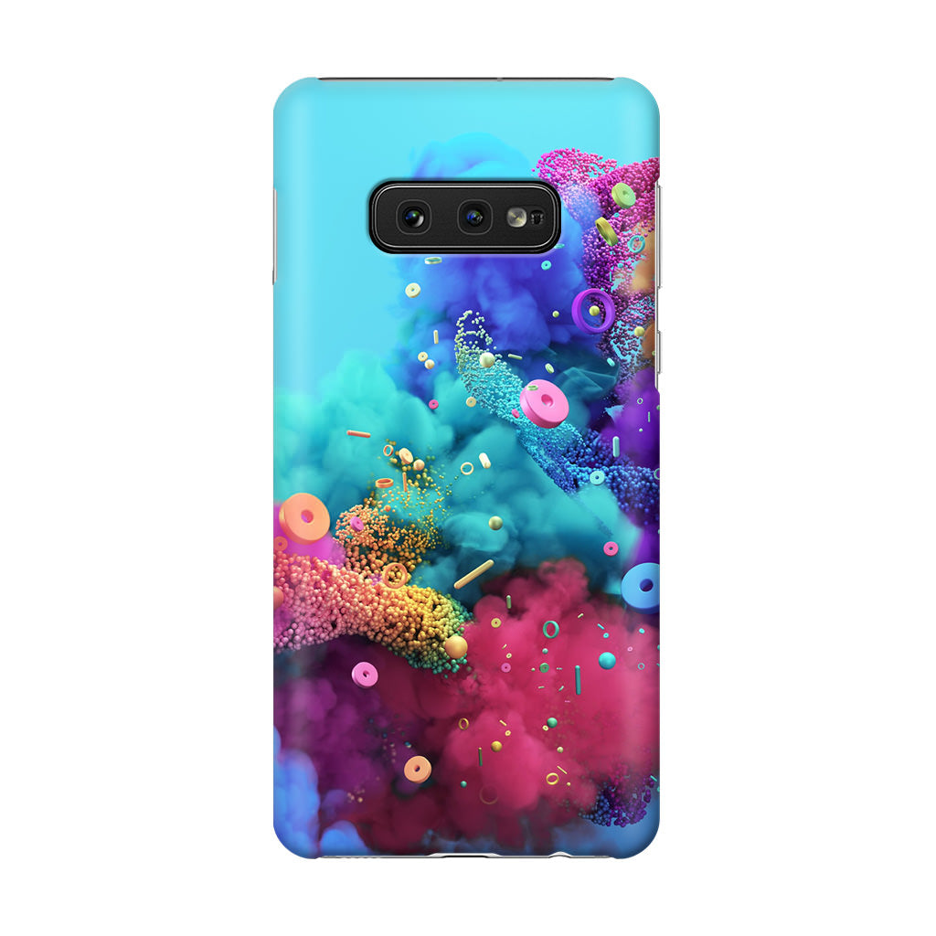 Colorful Smoke Boom Galaxy S10e Case