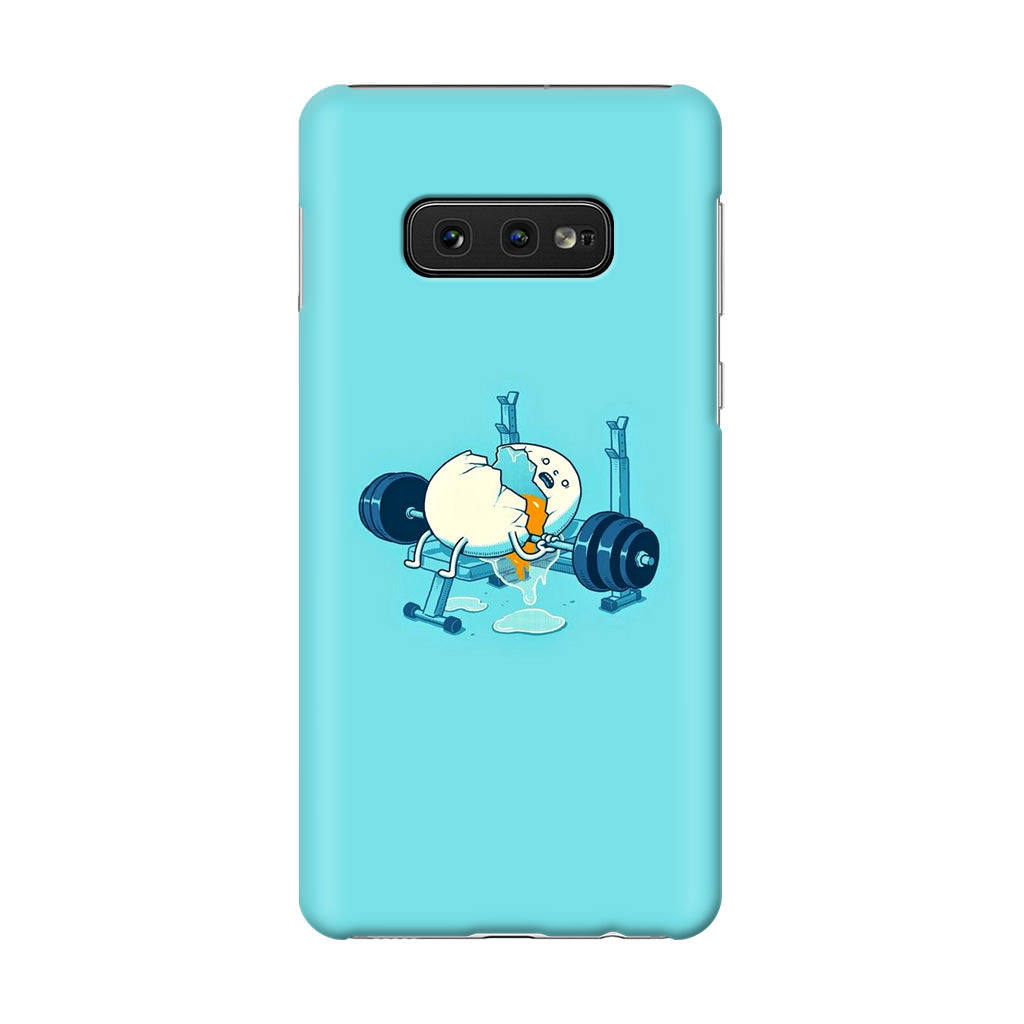 Egg Accident Workout Galaxy S10e Case