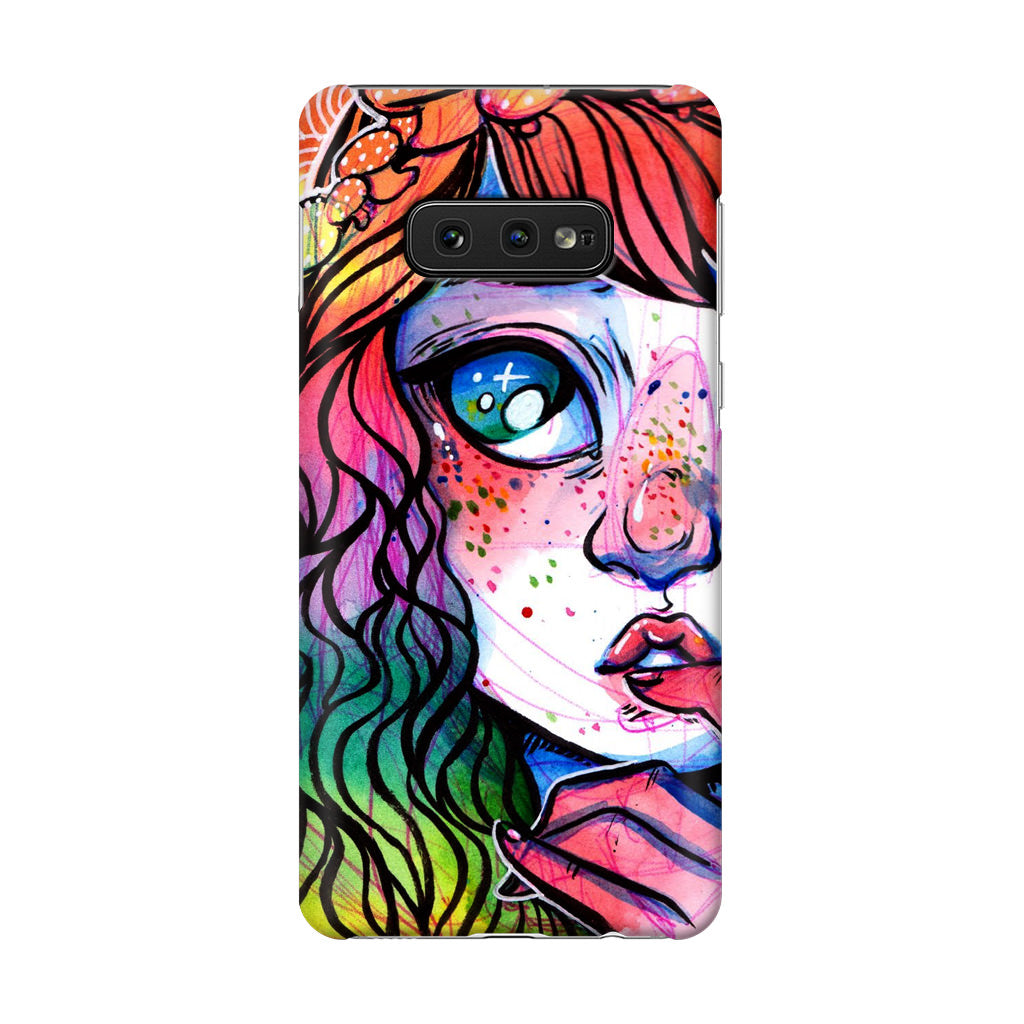 Eyes And Braids Galaxy S10e Case