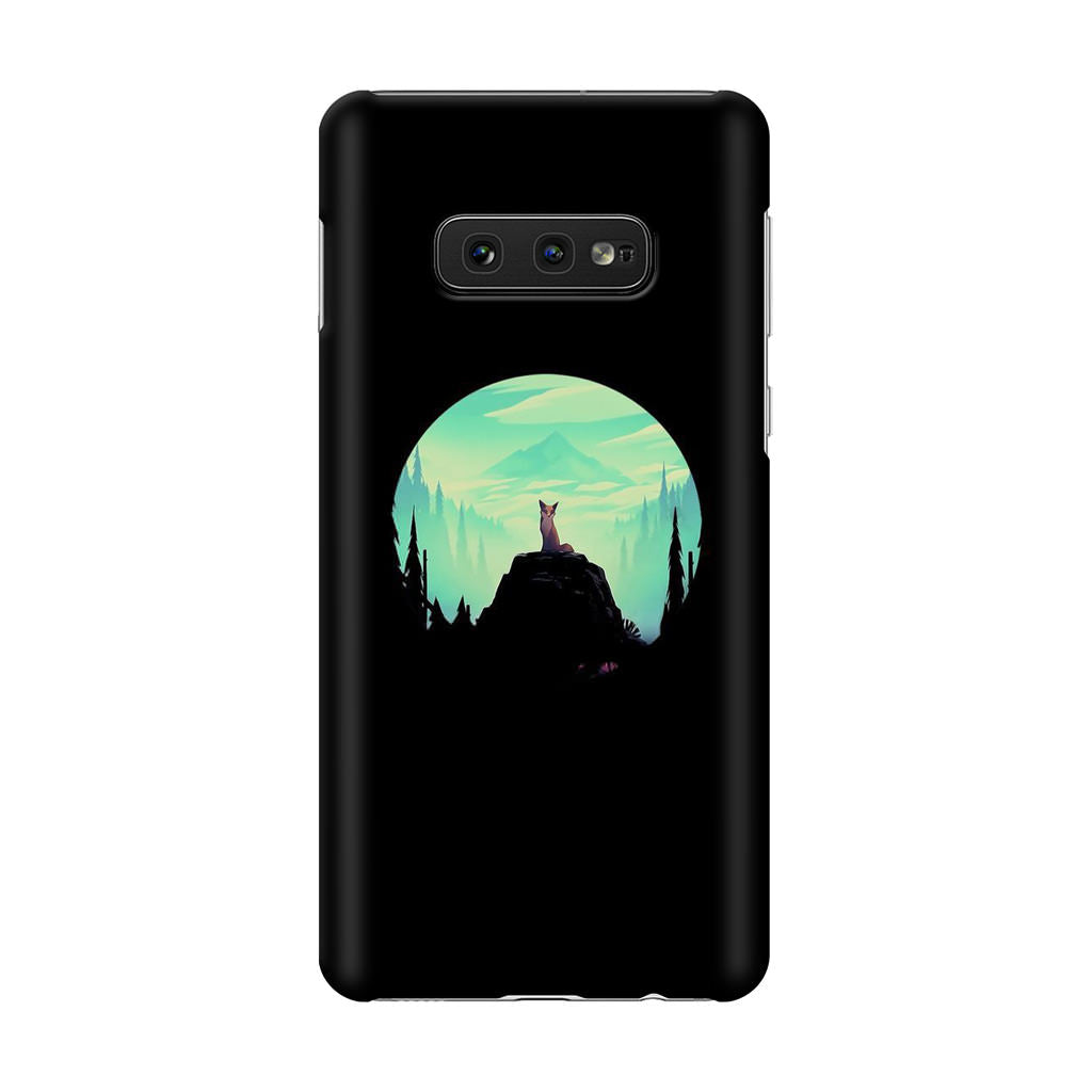 Fox on the Rock Galaxy S10e Case