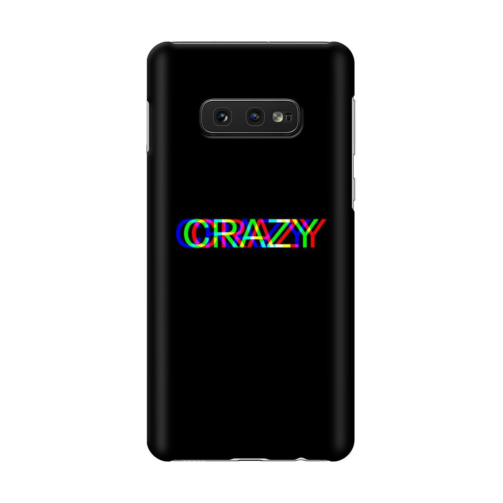 Glitch Crazy Galaxy S10e Case