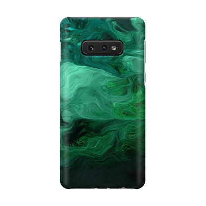 Green Abstract Art Galaxy S10e Case