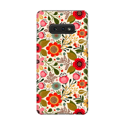 Hello Spring Pattern Galaxy S10e Case