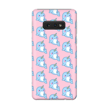 Horned Whales Pattern Galaxy S10e Case