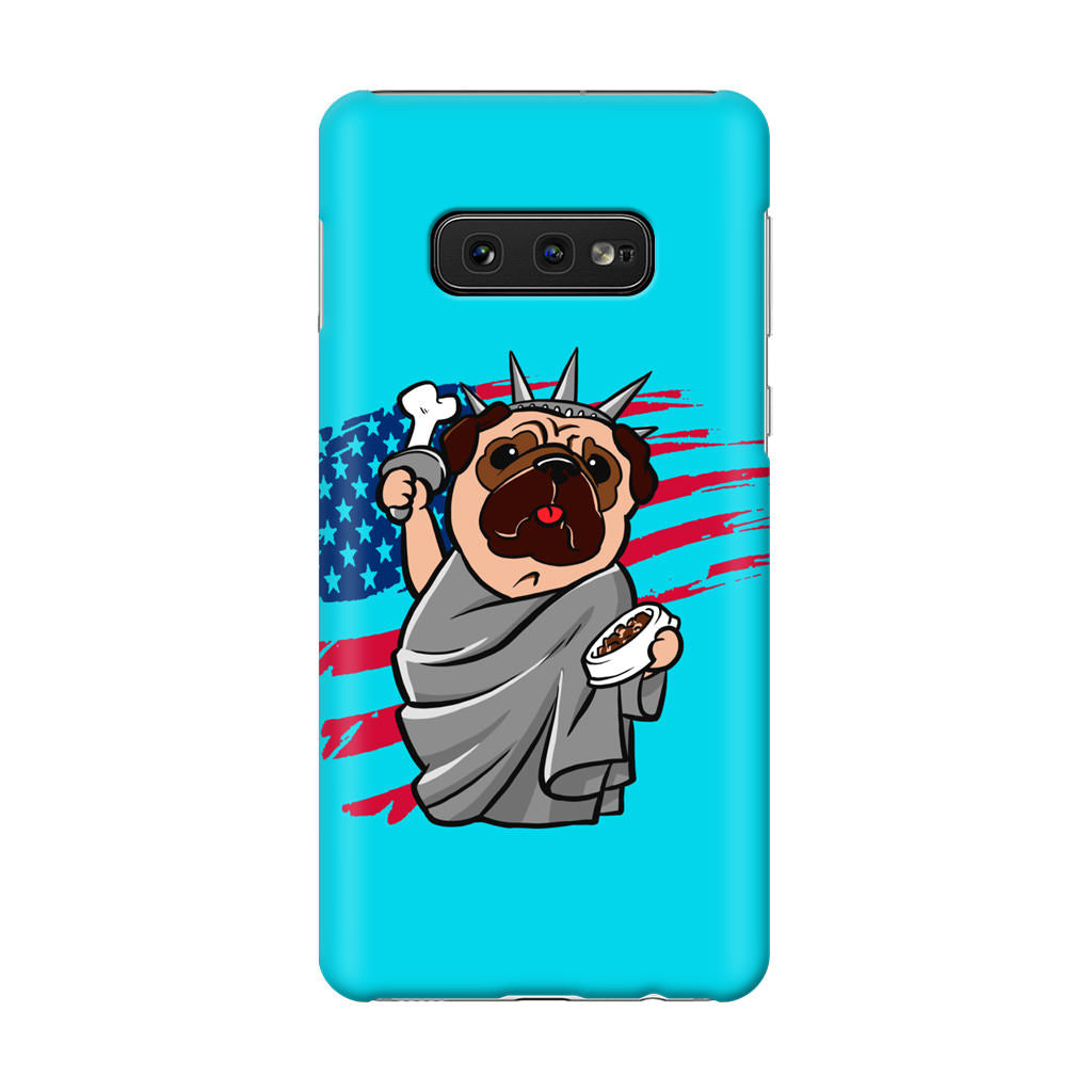 Independence Day Pug Galaxy S10e Case