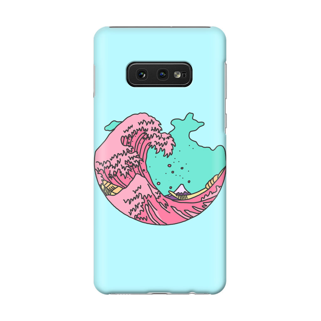 Japanese Pastel Wave Galaxy S10e Case