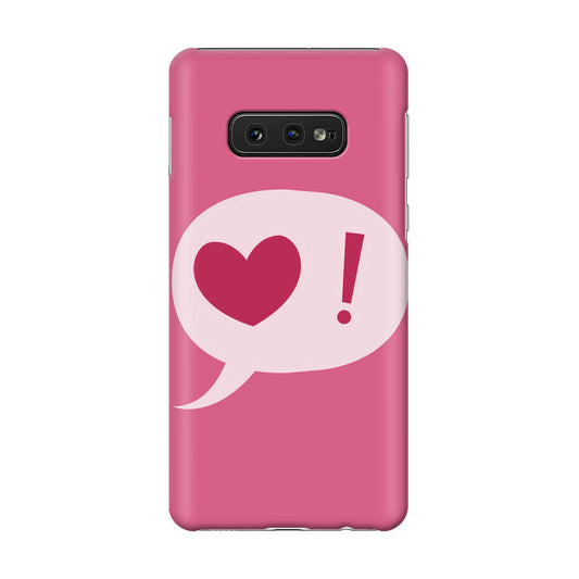 Love Pink Galaxy S10e Case