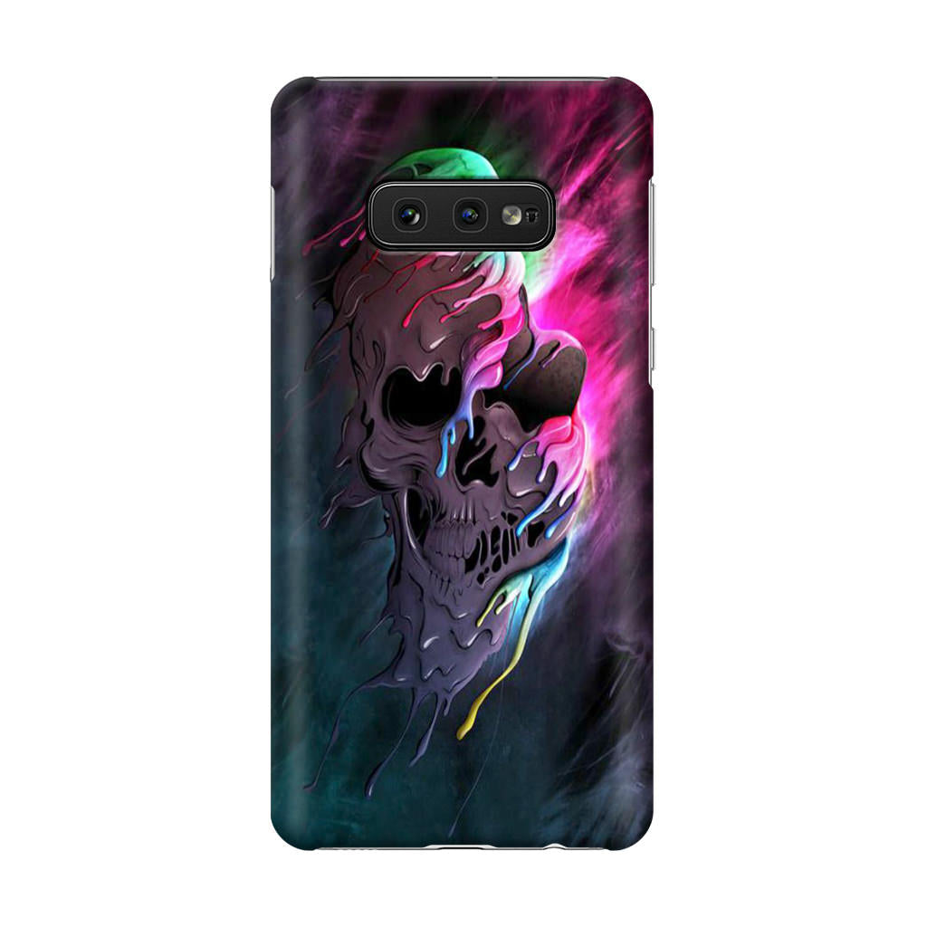 Melted Skull Galaxy S10e Case