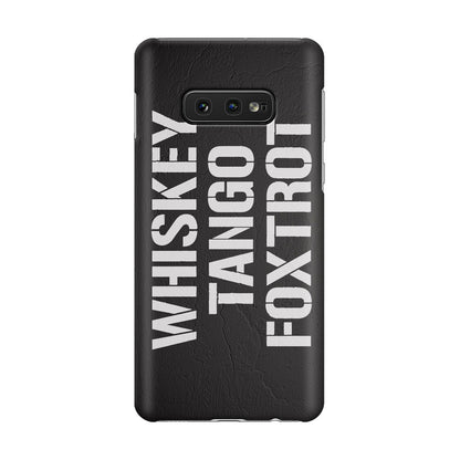 Military Signal Code Galaxy S10e Case