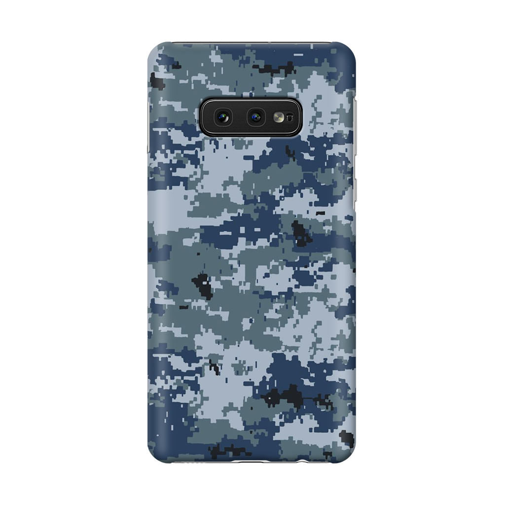 Navy Camo Galaxy S10e Case