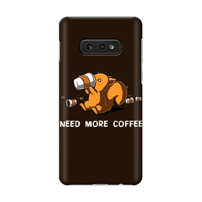 Need More Coffee Programmer Story Galaxy S10e Case