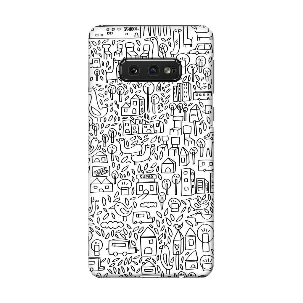 Neighborhood Galaxy S10e Case