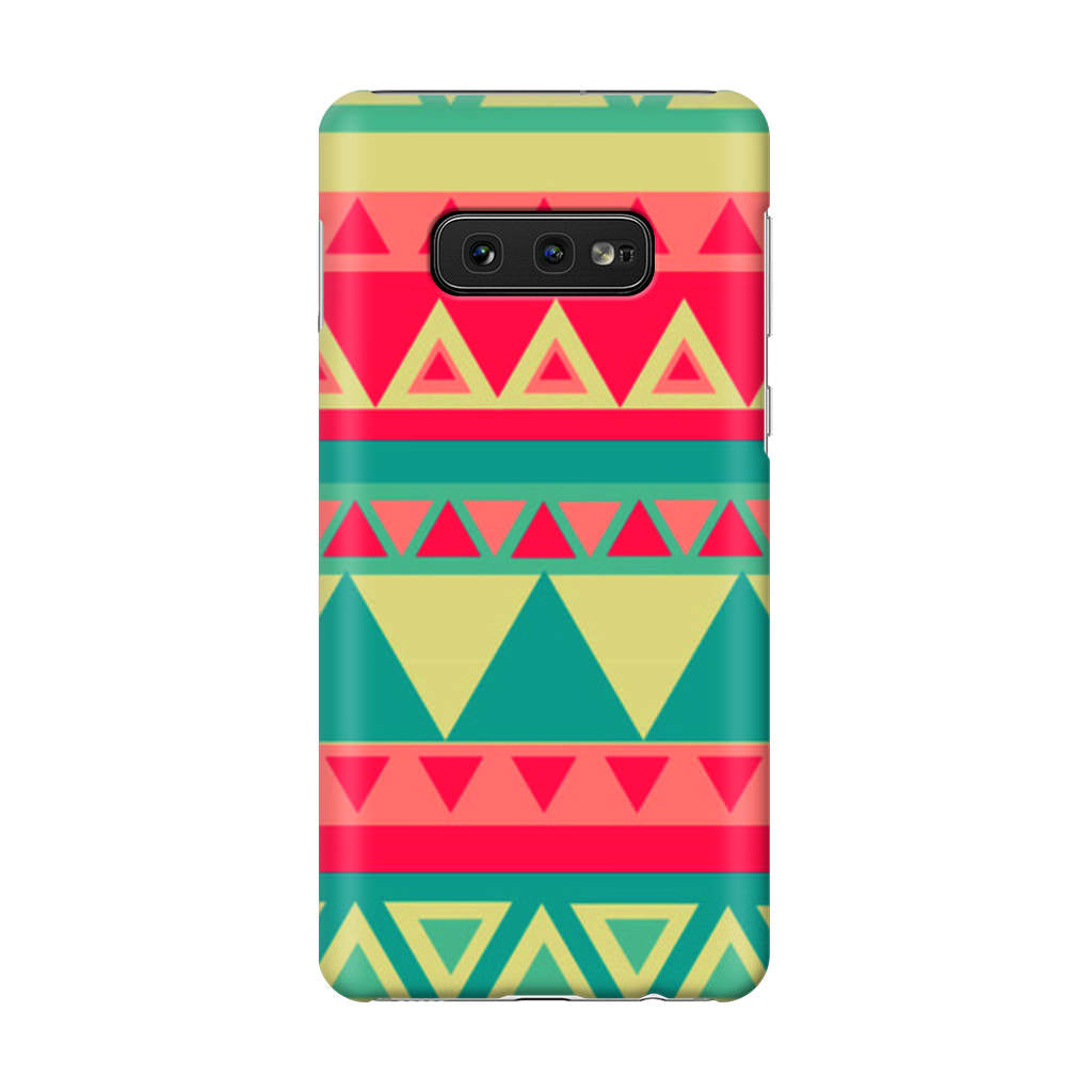 Old Aztec Pattern Galaxy S10e Case