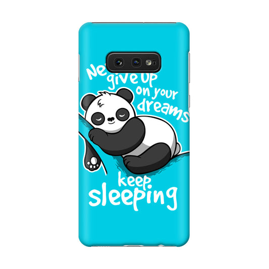 Panda Keep Sleeping Galaxy S10e Case