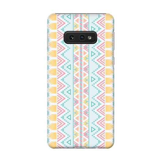 Peach Aztec Pattern Galaxy S10e Case