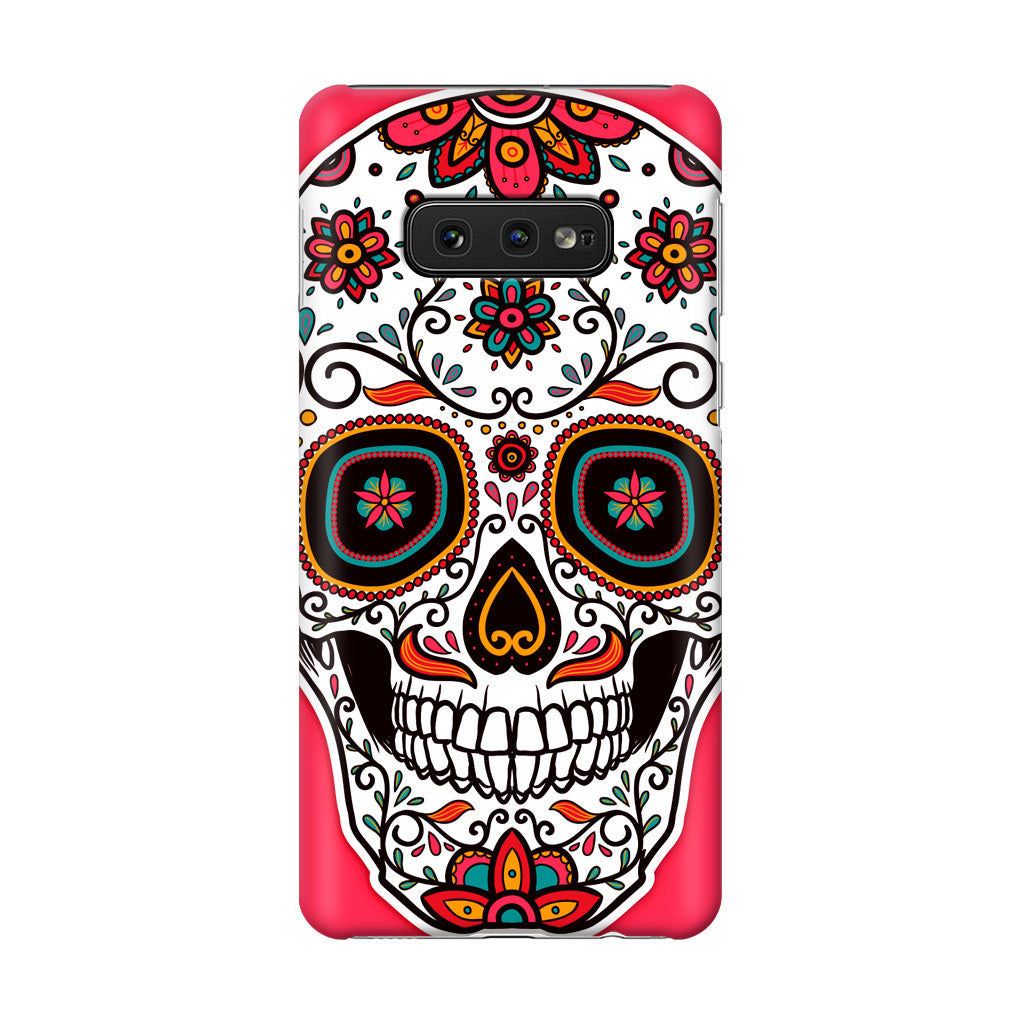 Pink Sugar Skull Galaxy S10e Case