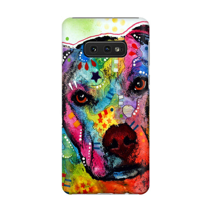 Pitbull Love Painting Galaxy S10e Case