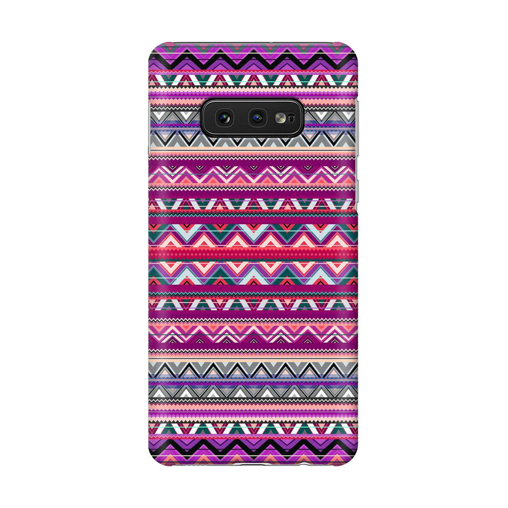 Purple Aztec Art Galaxy S10e Case