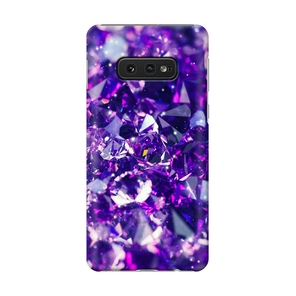 Purple Crystal Galaxy S10e Case