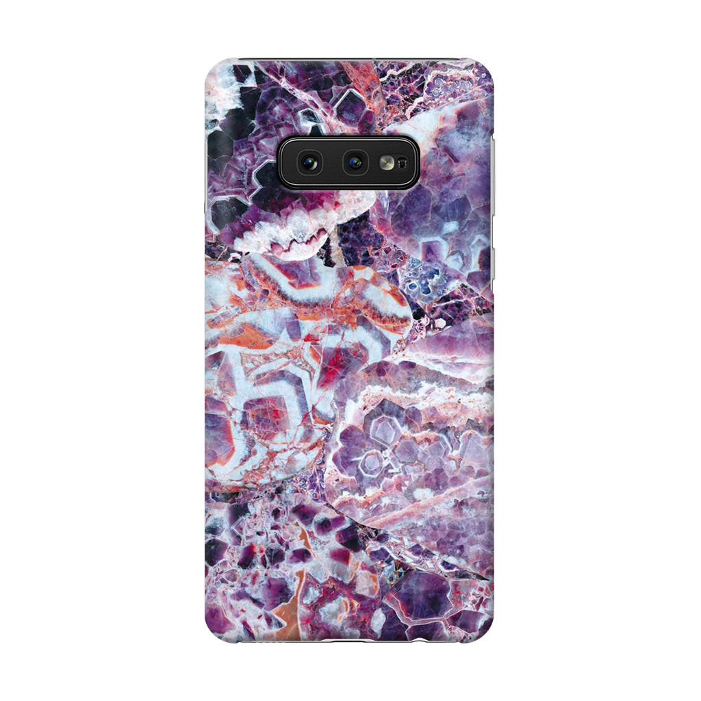 Purple Marble Galaxy S10e Case