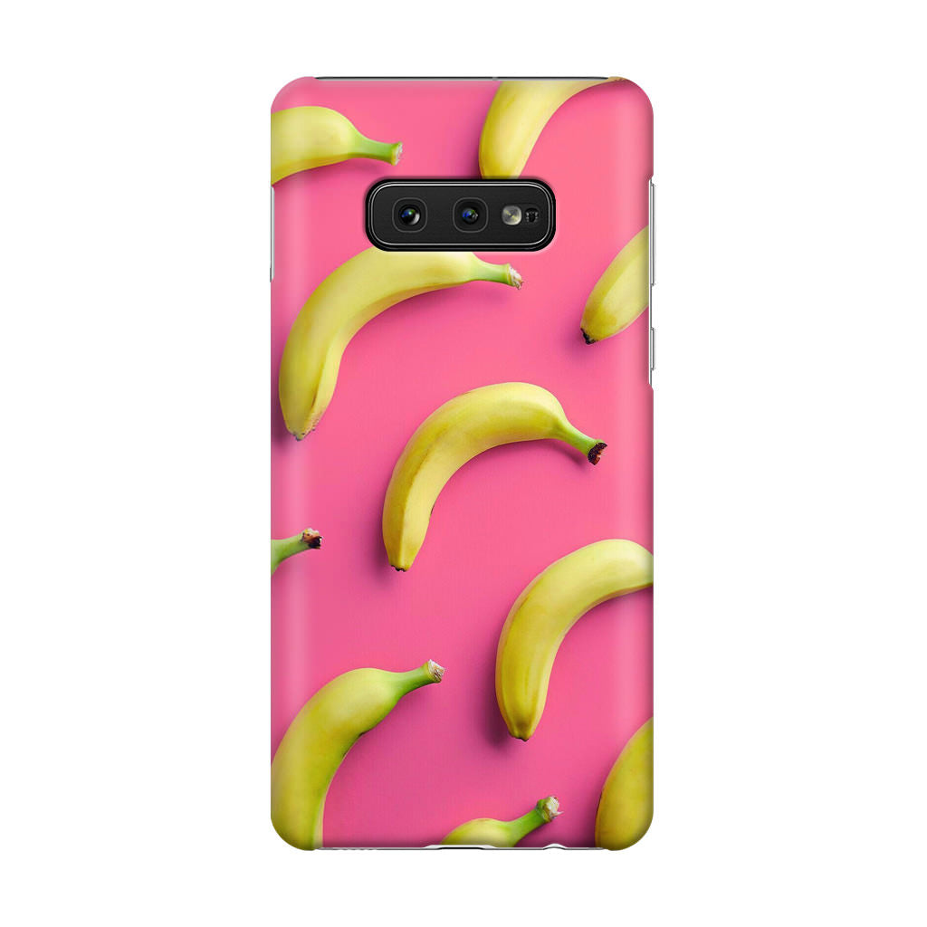 Real Bananas Fruit Pattern Galaxy S10e Case