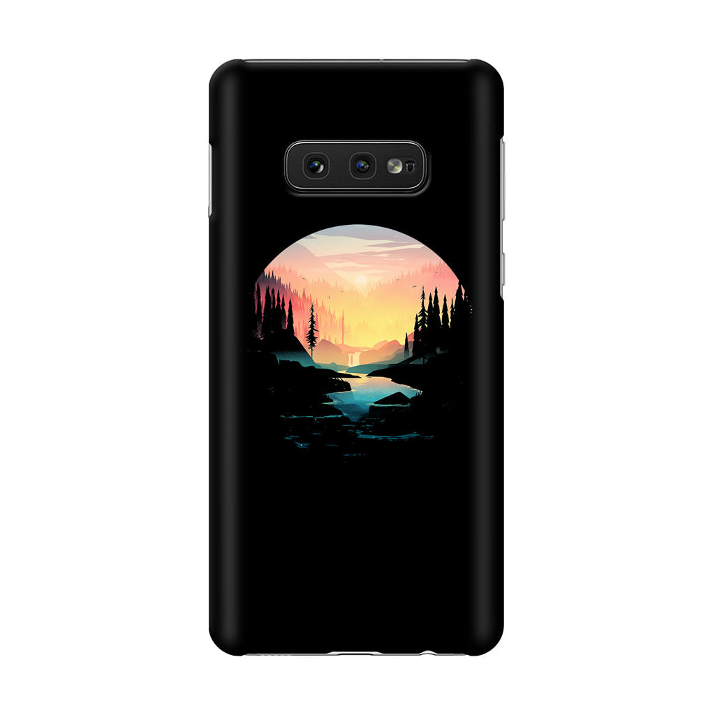 River Path at Dusk Galaxy S10e Case