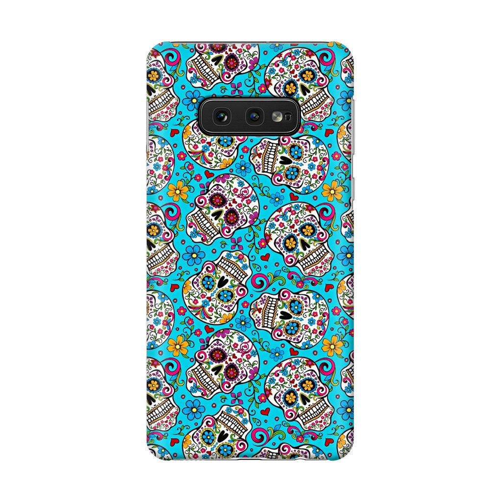 Skull Floral Sugar Galaxy S10e Case