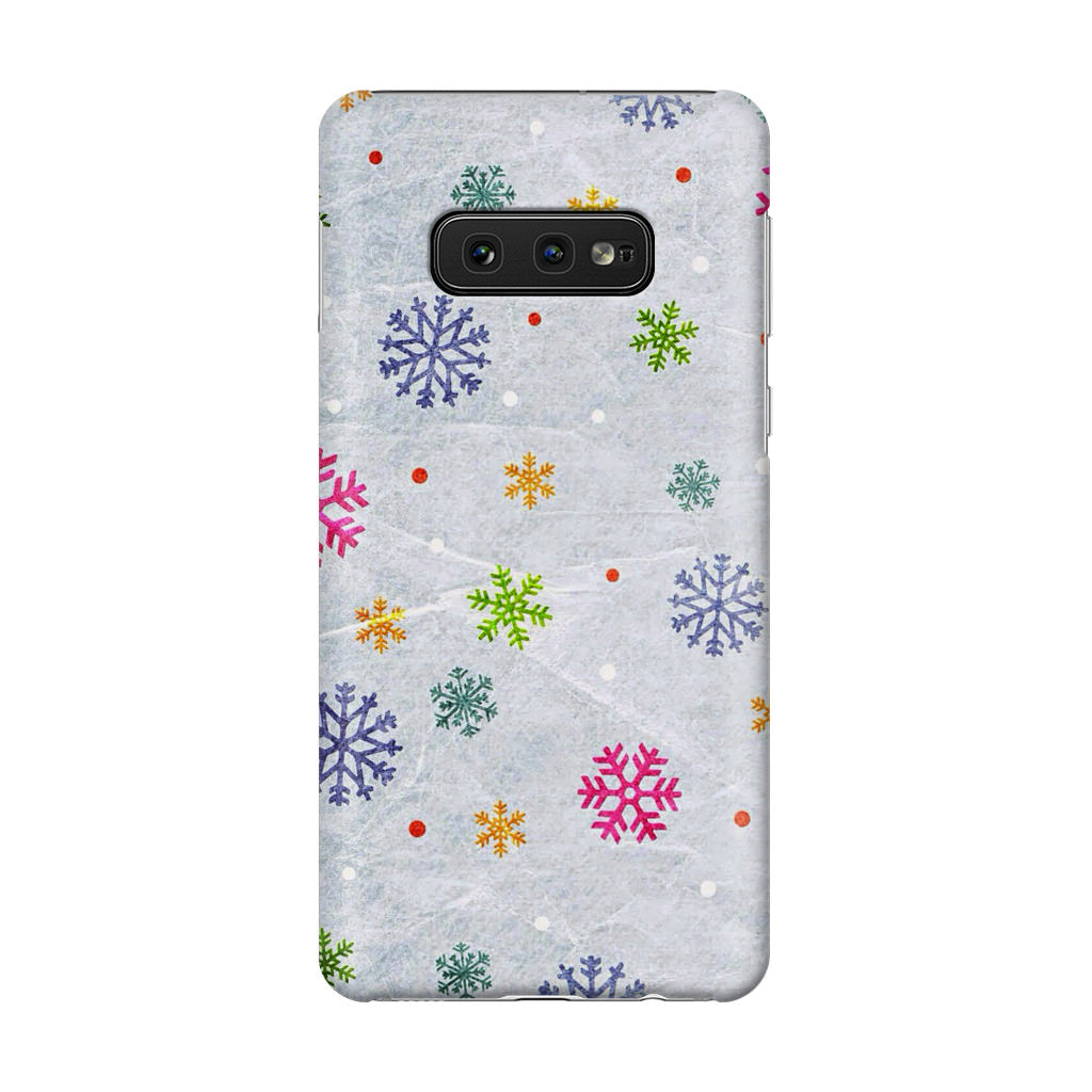 Snowflake Galaxy S10e Case