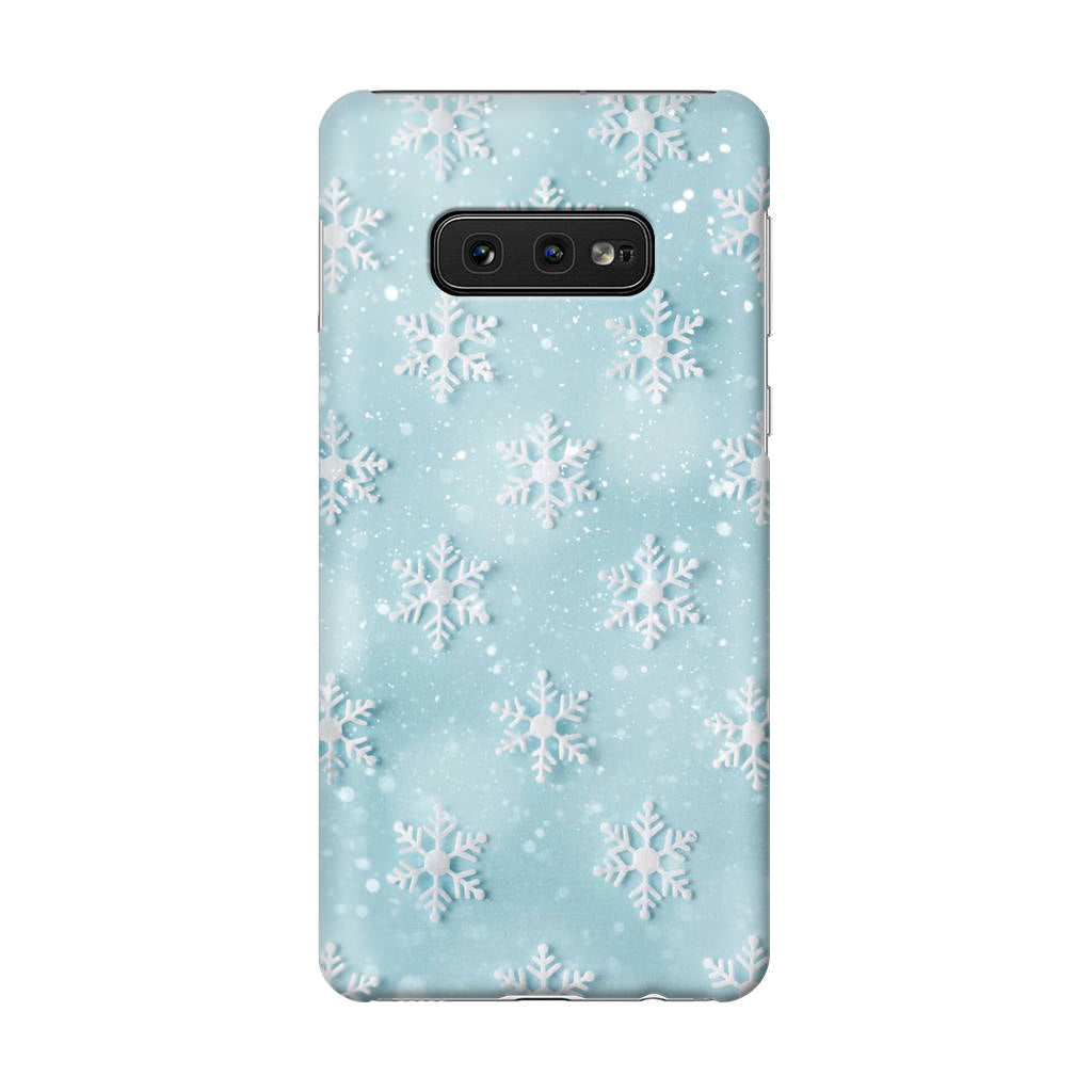 Snowflakes Pattern Galaxy S10e Case