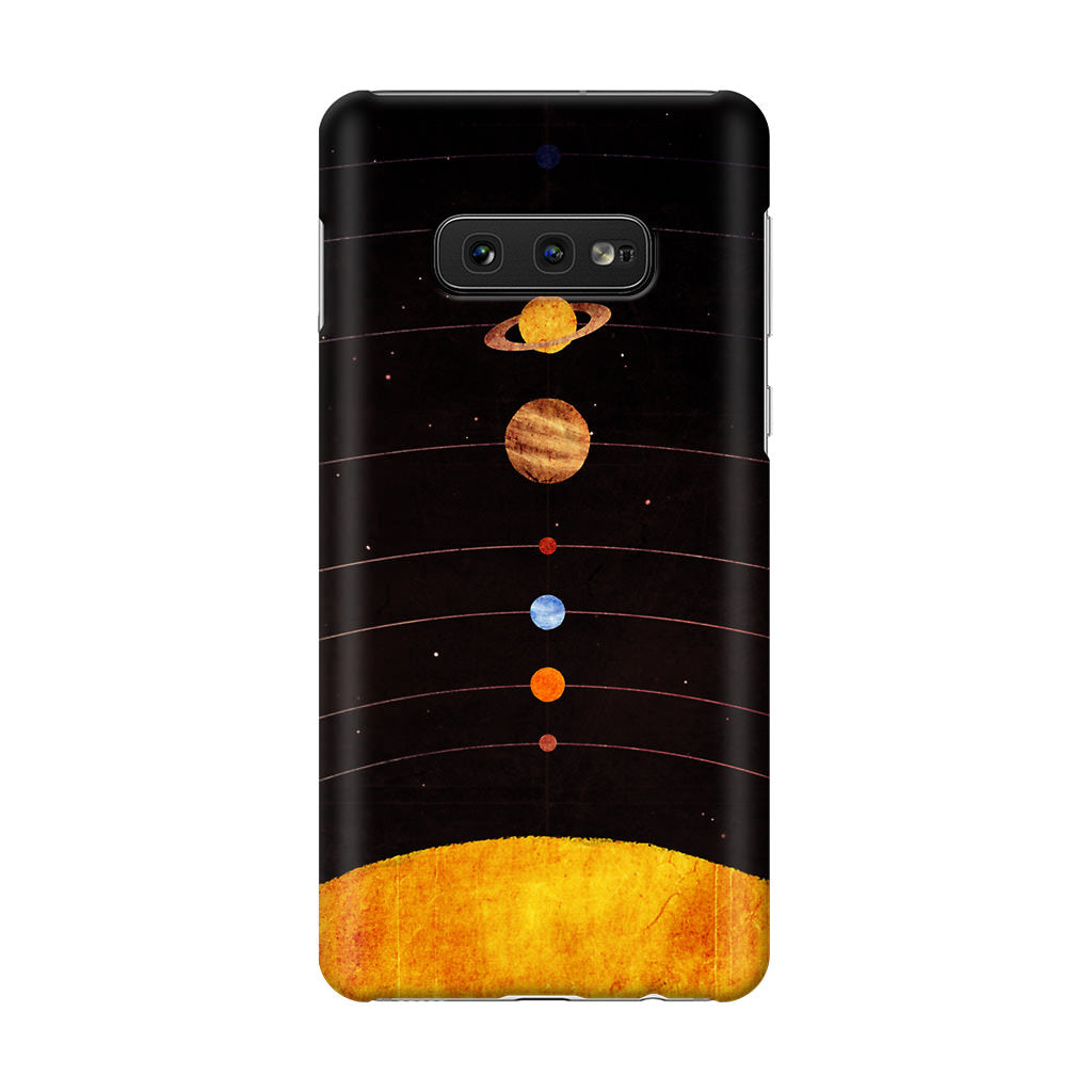 Solar System Galaxy S10e Case