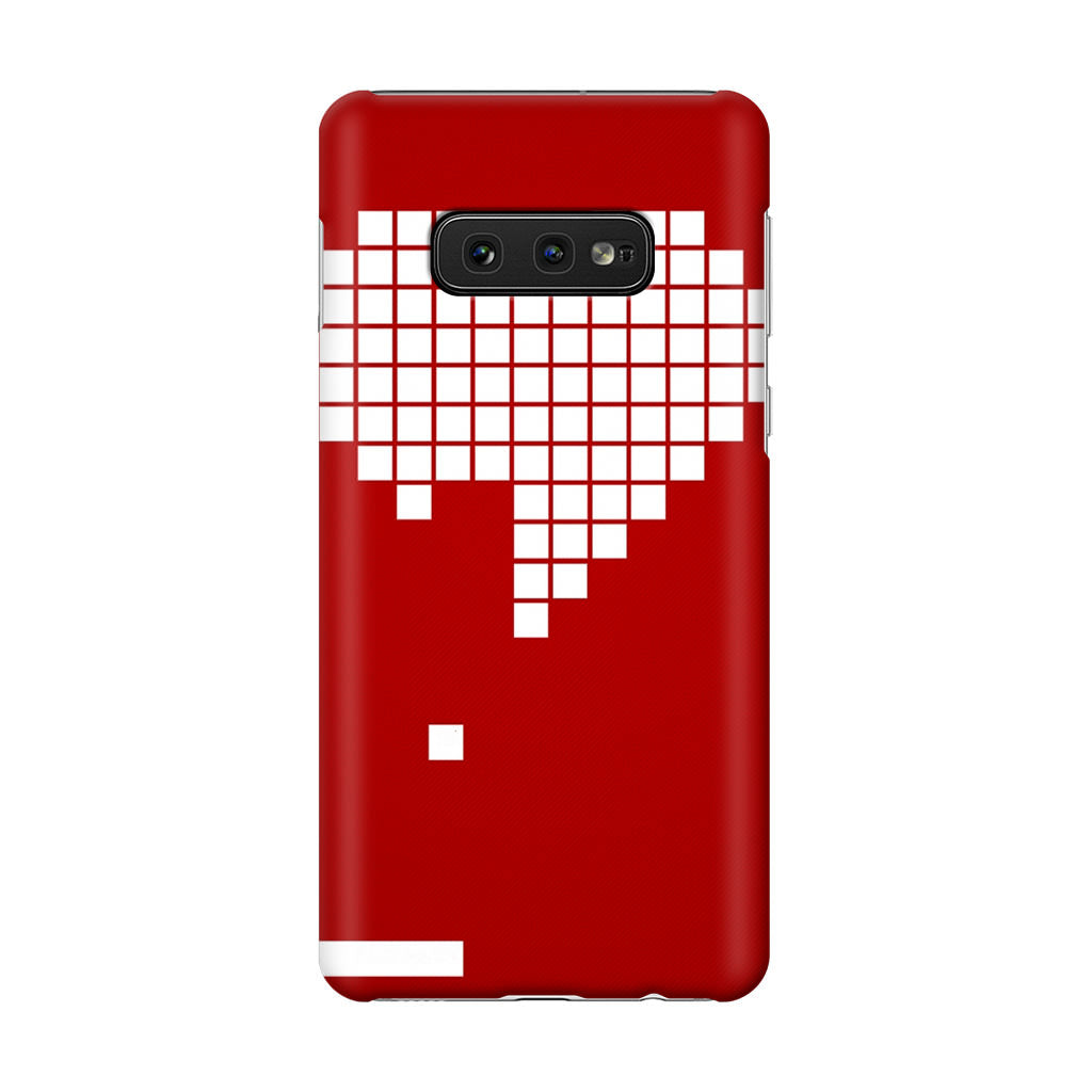 Tetris Heart Galaxy S10e Case